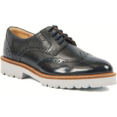 Pod Kortney Leder Damen Navy Lack Brogues Schuhe Blau EU 38,5 / UK 5,5 Pod Kortney Leder Damen Navy Lack Brogues Schuhe Blau EU 38,5 / UK 5,5