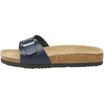 EverAU Australia EVER AU Frauen Swan Leder Easy Slip-On Sandalen - Navy Leder Marine EU 36 / UK 3 EverAU Australia EVER AU Frauen Swan Leder Easy Slip-On Sandalen - Navy Leder Marine EU 36 / UK 3