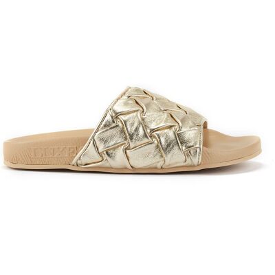 Australia Luxe Co Wiener Goldsandalen Gelb EU 37 Australia Luxe Co Wiener Goldsandalen Gelb EU 37