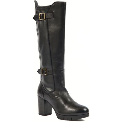 Pod Nitika Leder Damen Schwarz Stiefel Schwarz EU 40,5 / UK 7 Pod Nitika Leder Damen Schwarz Stiefel Schwarz EU 40,5 / UK 7