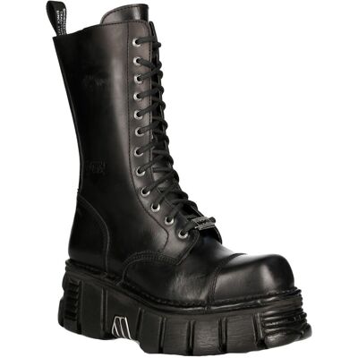 New Rock Unisex-Techno-Bikerstiefel in Metallic-Schwarz – M-MILI211C-C1 Schwarz EU 36 New Rock Unisex-Techno-Bikerstiefel in Metallic-Schwarz – M-MILI211C-C1 Schwarz EU 36