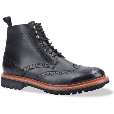 Cotswold Mens Rissington Commando Lace Up Leder Kleid Stiefel (Schwarz) Schwarz EU 47.5 / UK 12 Cotswold Mens Rissington Commando Lace Up Leder Kleid Stiefel (Schwarz) Schwarz EU 47.5 / UK 12