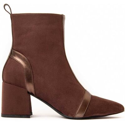 Montevita Stiefelette Mit Absatz Cella In Braun Braun EU41 Montevita Stiefelette Mit Absatz Cella In Braun Braun EU41
