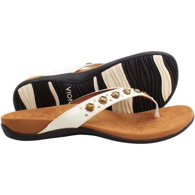 Vionic Rest Floriana Damen Weiße Flip-Flops Weiß EU 36 / UK 3 Vionic Rest Floriana Damen Weiße Flip-Flops Weiß EU 36 / UK 3