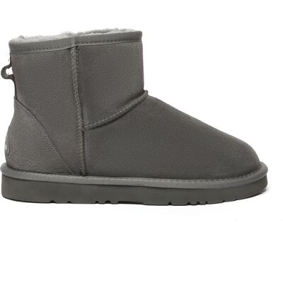 EverAU Australia EVER AU Damen Leder Kurzstiefel - Ostrich Grau EU 40,5 / UK 7 EverAU Australia EVER AU Damen Leder Kurzstiefel - Ostrich Grau EU 40,5 / UK 7