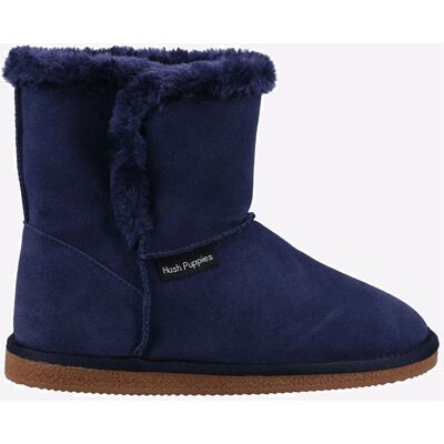 Hush Puppies Ashleigh MEMORY FOAM Slipper Stiefel Damen Marine EU 36 / UK 3 Hush Puppies Ashleigh MEMORY FOAM Slipper Stiefel Damen Marine EU 36 / UK 3