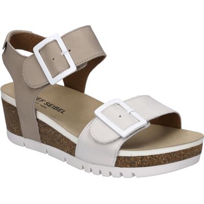 JOSEF SEIBEL Quinn 02 Sandale für Damen Weiß Quinn 02, offwhite-kombi Cremefarben US 39 JOSEF SEIBEL Quinn 02 Sandale für Damen Weiß Quinn 02, offwhite-kombi Cremefarben US 39