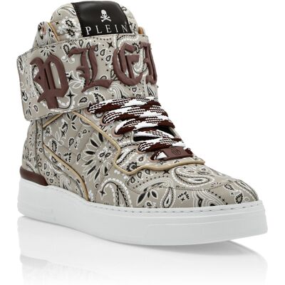 Philipp Plein Hightop-Sneaker Paisley Beige EU 36 Philipp Plein Hightop-Sneaker Paisley Beige EU 36