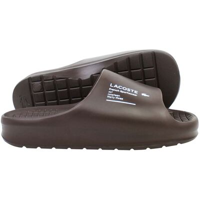 Lacoste Serve Slide 2.0 223 2 CMA Braune Herren-Slider Braun EU 39/UK 6 Lacoste Serve Slide 2.0 223 2 CMA Braune Herren-Slider Braun EU 39/UK 6