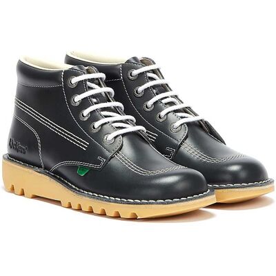 Kickers Mens Kick Hi Core Naturleder Stiefel - (Marineblau) Marine EU 45.5 / UK 10.5 Kickers Mens Kick Hi Core Naturleder Stiefel - (Marineblau) Marine EU 45.5 / UK 10.5
