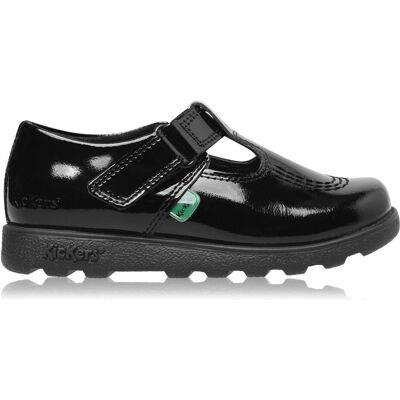 Kickers Mädchen Fragma T-Bar Schuhe Junior Moc Toe Schwarz EU 23 / UK 6 Kickers Mädchen Fragma T-Bar Schuhe Junior Moc Toe Schwarz EU 23 / UK 6