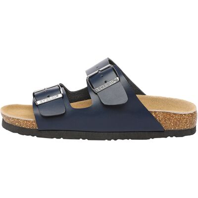 EverAU Australia EVER AU Frauen Mallard Leder Zwillingsschnalle Sandalen - Navy Leder Marine EU 37 / UK 4 EverAU Australia EVER AU Frauen Mallard Leder Zwillingsschnalle Sandalen - Navy Leder Marine EU 37 / UK 4