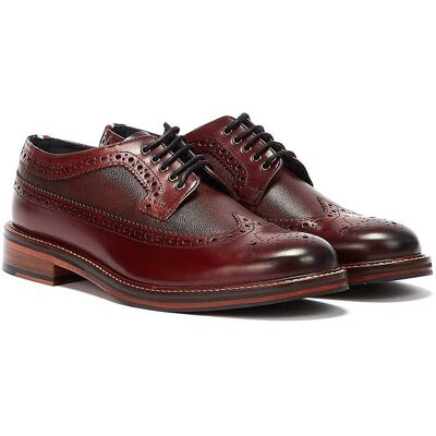Ben Sherman Archie Brogue Herren Burgundy Schuhe Burgund EU 43 / UK 9 Ben Sherman Archie Brogue Herren Burgundy Schuhe Burgund EU 43 / UK 9