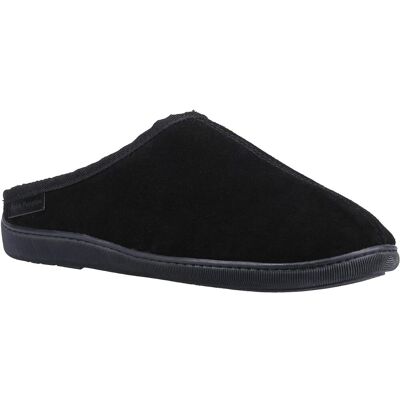 Hush Puppies Herren Ashton Wildleder Hausschuhe (Schwarz) Schwarz EU 40,5 / UK 7 Hush Puppies Herren Ashton Wildleder Hausschuhe (Schwarz) Schwarz EU 40,5 / UK 7