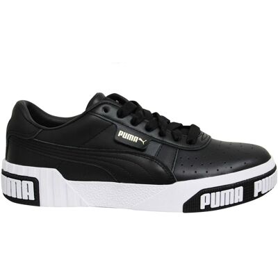 Puma Cali Bold Womens Trainer Schwarz weiße Leder Schnürschuhe 370811 03 Schwarz EU 37,5 / UK 4,5 Puma Cali Bold Womens Trainer Schwarz weiße Leder Schnürschuhe 370811 03 Schwarz EU 37,5 / UK 4,5
