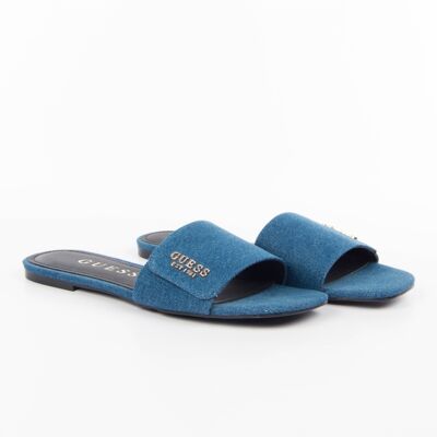 Guess Damen Classic Pantoletten Blau EU 37 Guess Damen Classic Pantoletten Blau EU 37
