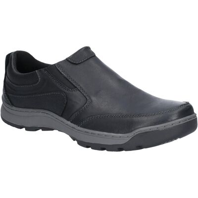 Hush Puppies Herren Jasper Slip On Lederschuhe (Schwarz) Schwarz EU 47.5 / UK 12 Hush Puppies Herren Jasper Slip On Lederschuhe (Schwarz) Schwarz EU 47.5 / UK 12