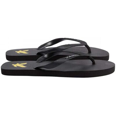 Lyle & Scott Herren Flip-Flops Schwarz EU 43 / UK 9 Lyle & Scott Herren Flip-Flops Schwarz EU 43 / UK 9