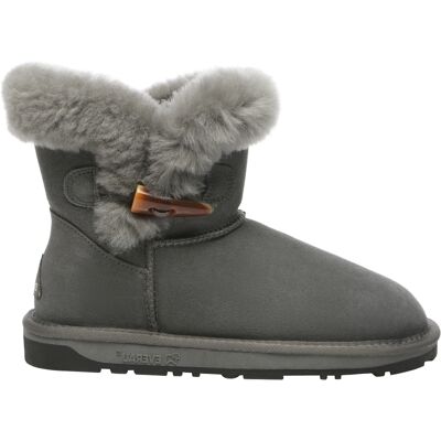 EverAU Australia EVER AU Damen Robin Horn Toggle Knopf Mini Stiefel Grau EU 38 EverAU Australia EVER AU Damen Robin Horn Toggle Knopf Mini Stiefel Grau EU 38
