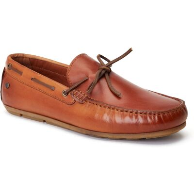 Base London Brooks Herren Mokassins aus gebranntem Tan-Leder Bräunen EU 46 / UK 11 Base London Brooks Herren Mokassins aus gebranntem Tan-Leder Bräunen EU 46 / UK 11