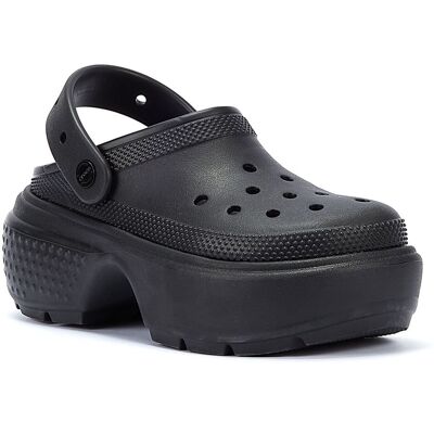 Crocs Stomp Schwarz Clogs Schwarz 7-8 (UK Shoe) Crocs Stomp Schwarz Clogs Schwarz 7-8 (UK Shoe)