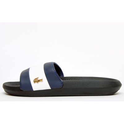 Lacoste Croco Slide Frau Mädchen Blau EU 36 / UK 3 Lacoste Croco Slide Frau Mädchen Blau EU 36 / UK 3