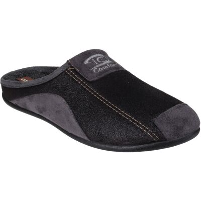 Cotswold Mens Westwell Slip On Mule Pantoffeln (Schwarz) Schwarz EU 40,5 / UK 7 Cotswold Mens Westwell Slip On Mule Pantoffeln (Schwarz) Schwarz EU 40,5 / UK 7