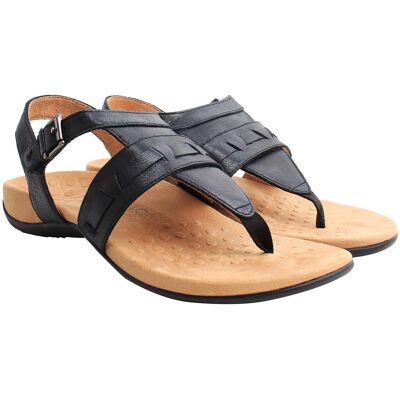 Vionic Rest Lupe Schwarze Damen-Sandalen Schwarz EU 36 / UK 3 Vionic Rest Lupe Schwarze Damen-Sandalen Schwarz EU 36 / UK 3