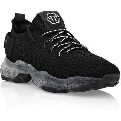 Philipp Plein Runner Sneaker Hyper Shock Schwarz EU 37 Philipp Plein Runner Sneaker Hyper Shock Schwarz EU 37