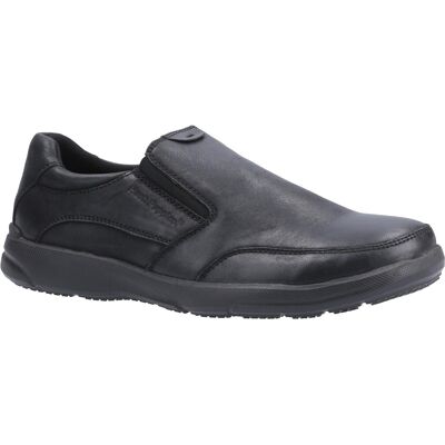 Hush Puppies Herren Aaron Slip On Lederschuh (Schwarz) Schwarz EU 40,5 / UK 7 Hush Puppies Herren Aaron Slip On Lederschuh (Schwarz) Schwarz EU 40,5 / UK 7