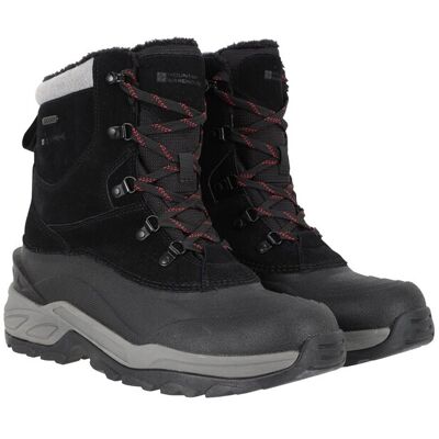 Mountain Warehouse Mens Snowdon Extreme Wildleder Schneestiefel (schwarz) Schwarz EU 43 / UK 9 Mountain Warehouse Mens Snowdon Extreme Wildleder Schneestiefel (schwarz) Schwarz EU 43 / UK 9