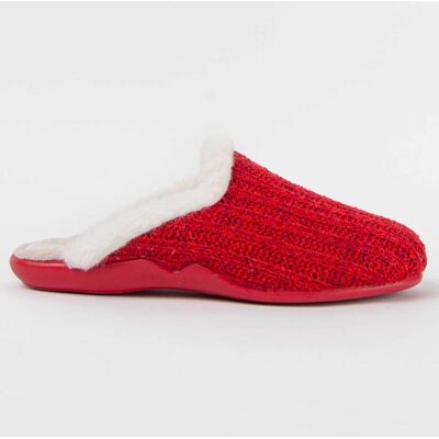 Northome Hausschuh Louslip Rot Rot EU40 Northome Hausschuh Louslip Rot Rot EU40