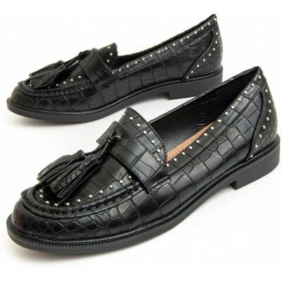 Montevita Mokassins Moccavita12 in Schwarz Schwarz EU 37 Montevita Mokassins Moccavita12 in Schwarz Schwarz EU 37