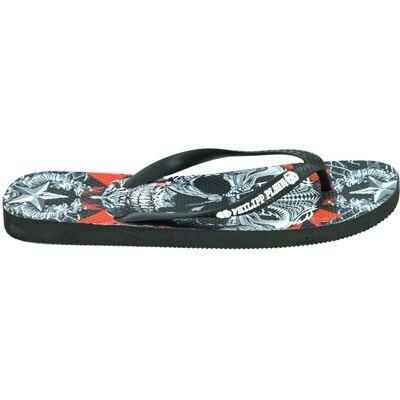Philipp Plein Totenkopf Schwarze Flip Flops Schwarz 38,5 EU/IT Philipp Plein Totenkopf Schwarze Flip Flops Schwarz 38,5 EU/IT