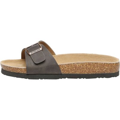 EverAU Australia EVER AU Damen Swan Leder Easy Slip-On Sandalen - Braunes geöltes Leder Braun EU 39/UK 6 EverAU Australia EVER AU Damen Swan Leder Easy Slip-On Sandalen - Braunes geöltes Leder Braun EU 39/UK 6