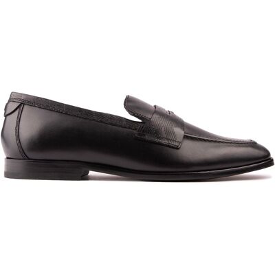 Ted Baker Adlerrc Saddle Herren schwarze Loafer-Schuhe Schwarz EU 42 / UK 8 Ted Baker Adlerrc Saddle Herren schwarze Loafer-Schuhe Schwarz EU 42 / UK 8