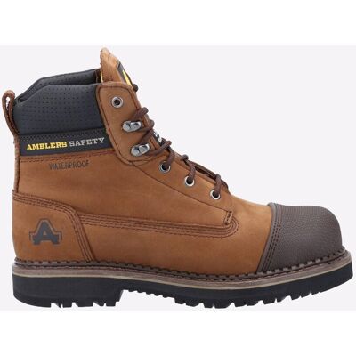Amblers Safety Amblers AS233 Leder Schürzenstiefel Herren Braun EU 47.5 / UK 12 Amblers Safety Amblers AS233 Leder Schürzenstiefel Herren Braun EU 47.5 / UK 12