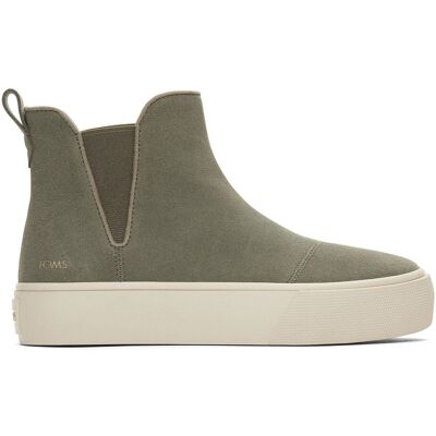 Toms Fenix Plattform Damenstiefel Grau EU 37 / UK 4 Toms Fenix Plattform Damenstiefel Grau EU 37 / UK 4