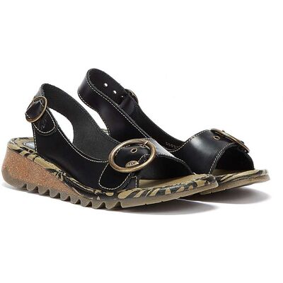 Fly London Tram723fly Damen Schwarz Sandalen Schwarz EU 40,5 / UK 7 Fly London Tram723fly Damen Schwarz Sandalen Schwarz EU 40,5 / UK 7