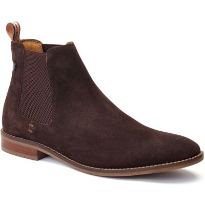 Base London Virgil Leder Herrenstiefel in Brandbraun Braun EU 39/UK 6 Base London Virgil Leder Herrenstiefel in Brandbraun Braun EU 39/UK 6
