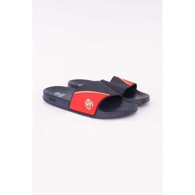 Crosshatch - Herren Badesandale "Ventamoore" (Marineblau/Rot) Marine EU 40,5 / UK 7 Crosshatch - Herren Badesandale "Ventamoore" (Marineblau/Rot) Marine EU 40,5 / UK 7