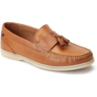 Base London Bonito Herren Mokassins aus gebranntem Tan-Leder Bräunen EU 46 / UK 11 Base London Bonito Herren Mokassins aus gebranntem Tan-Leder Bräunen EU 46 / UK 11
