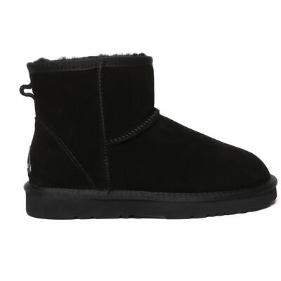 EverAU Australia EVER AU Damen Leder Kurzstiefel - Ostrich Schwarz EU 40,5 / UK 7 EverAU Australia EVER AU Damen Leder Kurzstiefel - Ostrich Schwarz EU 40,5 / UK 7