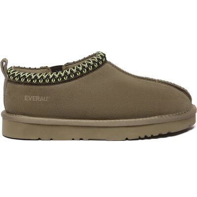 EverAU Australia EVER AU Damen Leder Hausschuhe - Wigeon Olive EU 37 / UK 4 EverAU Australia EVER AU Damen Leder Hausschuhe - Wigeon Olive EU 37 / UK 4