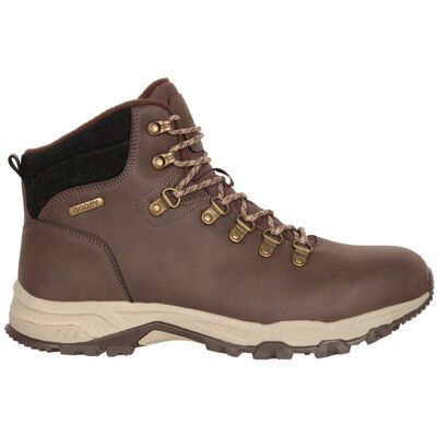 Mountain Warehouse Conway wasserdichte Lederstiefel für Herren (Braun) Braun EU 40,5 / UK 7 Mountain Warehouse Conway wasserdichte Lederstiefel für Herren (Braun) Braun EU 40,5 / UK 7