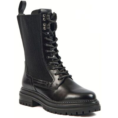 Pod Polly Leder/Textil Damenstiefel Schwarz Schwarz EU 40,5 / UK 7 Pod Polly Leder/Textil Damenstiefel Schwarz Schwarz EU 40,5 / UK 7