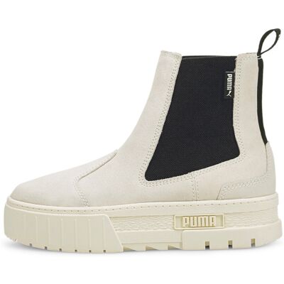 Puma Mayze Chelsea Beige Womens Stiefel Weiß EU 38,5 / UK 5,5 Puma Mayze Chelsea Beige Womens Stiefel Weiß EU 38,5 / UK 5,5