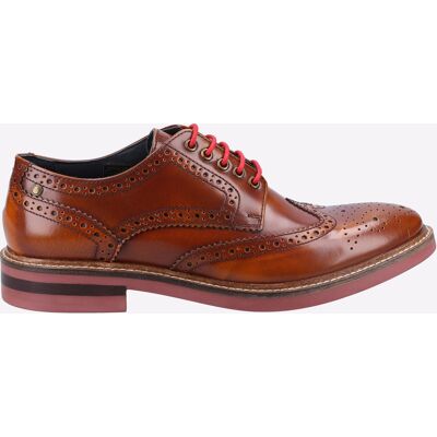 Base London Woburn Hi-Shine Brogue Leder Herren Bräunen EU 39/UK 6 Base London Woburn Hi-Shine Brogue Leder Herren Bräunen EU 39/UK 6
