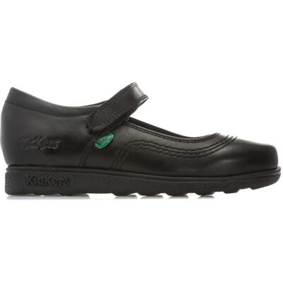 Kickers Fragma Pop Lederschuhe für Mädchen in Schwarz Schwarz EU 32 / UK 13 Kickers Fragma Pop Lederschuhe für Mädchen in Schwarz Schwarz EU 32 / UK 13