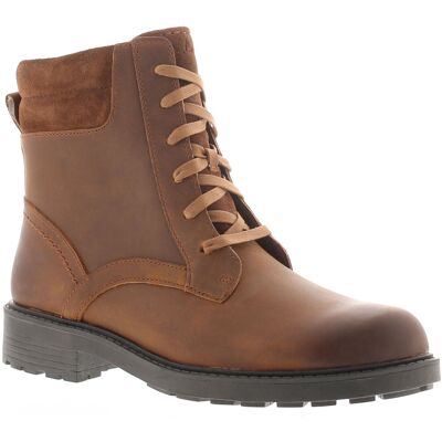 Clarks Damen Stiefeletten Discover Effortless Leder Reißverschluss braun Braun EU 38 / UK 5 Clarks Damen Stiefeletten Discover Effortless Leder Reißverschluss braun Braun EU 38 / UK 5